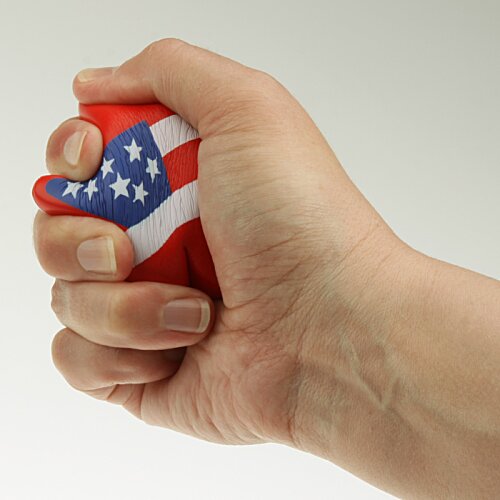 Additional Image 2 - a hand holding a red white and blue object