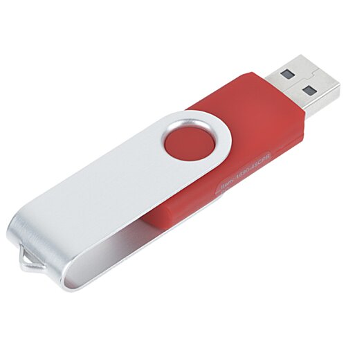 Additional Image 1 - a red and white usb flash drive