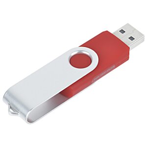 Additional Image 1 - a red and white usb flash drive