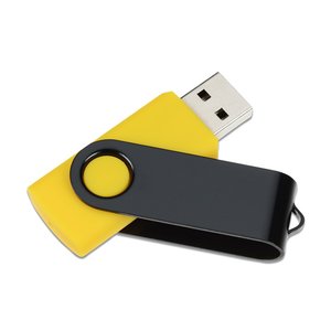 Additional Image 1 - a yellow and black usb flash drive