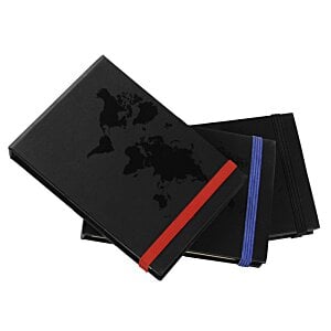 Additional Image 2 - a group of black cards with different colored stripes