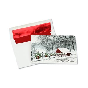 Additional Image 2 - a white envelope with a red pocket