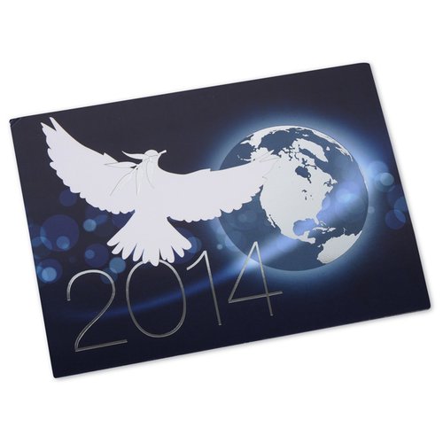 Additional Image 2 - a white bird with a blue background