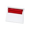 Additional Thumbnail Image 2 - a white envelope with a red lining