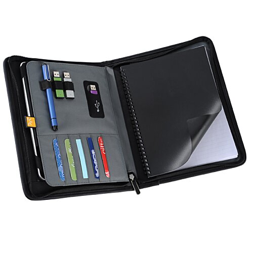 Additional Image 2 - a black rectangular object with a black cover