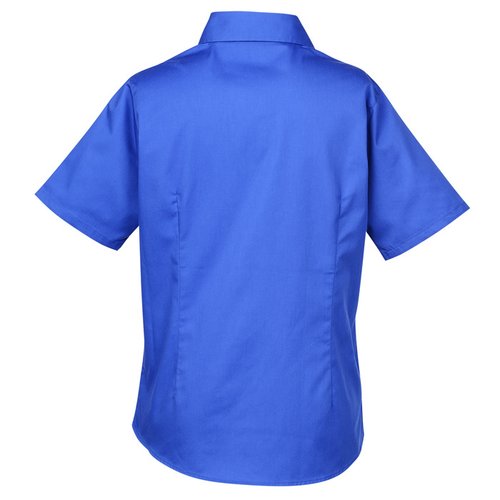 Additional Image 1 - a blue shirt on a white background
