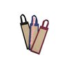 View Image 2 of 2 of Jute Wine Bottle Gift Tote - 24 hr