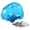 View Image 2 of 2 of Action Piggy Bank - Translucent - 24 hr