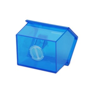 Additional Image 1 - a blue plastic box with a white circle