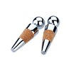 View Image 2 of 2 of Vineyard Twin Bottle Stopper Set - 24 hr