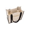 View Image 2 of 3 of Jute Non-woven Renew Compartment Tote - Closeout