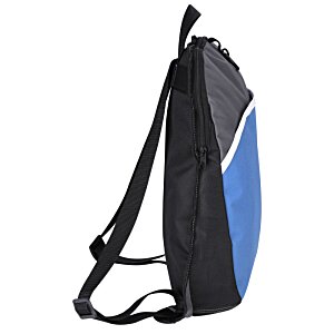 Additional Image 1 - a black and blue backpack