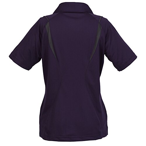 Additional Image 1 - a back view of a purple shirt