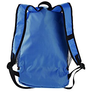 Additional Image 2 - a blue backpack with black straps
