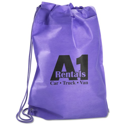 Additional Image 2 - a purple bag with black letters on it