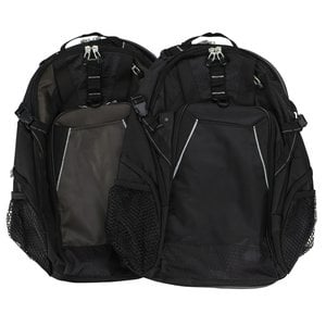 Additional Image 1 - a black backpack with a white background