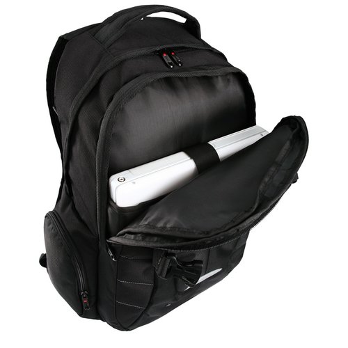 Additional Image 1 - a black backpack with a strap