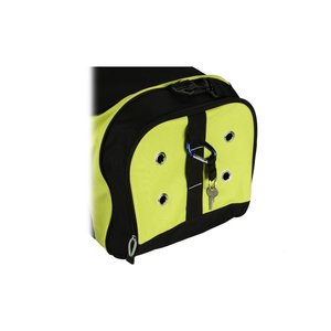 Additional Image 2 - a black and yellow suitcase