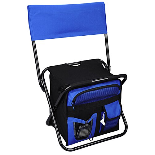 Additional Image 2 - a blue and black cooler bag