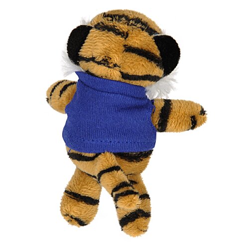 Additional Image 2 - a stuffed tiger toy with a blue shirt
