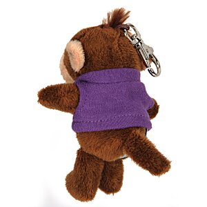 Additional Image 1 - a stuffed animal with a purple shirt
