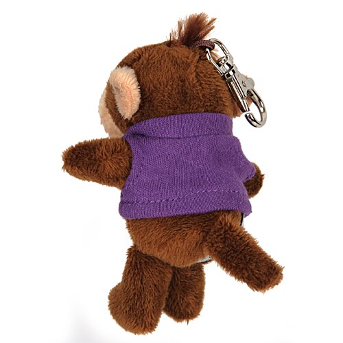 Additional Image 1 - a stuffed animal with a purple shirt