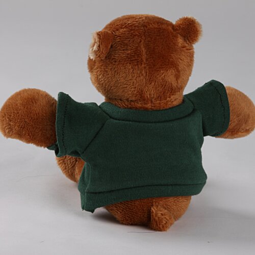 Additional Image 1 - a stuffed animal wearing a green shirt
