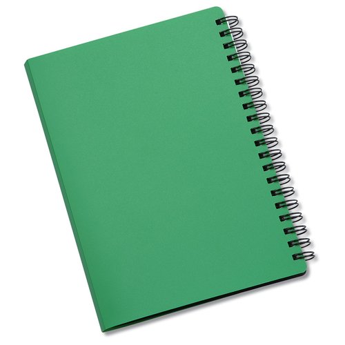 Additional Image 2 - a green notebook with spiral bound