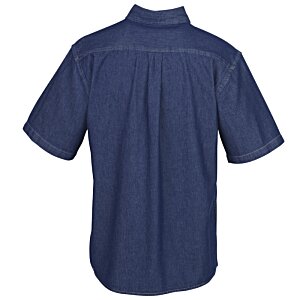 Additional Image 2 - a blue shirt with a short sleeve