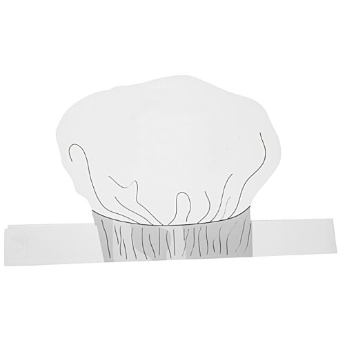 Additional Image 1 - a white hat with a white band