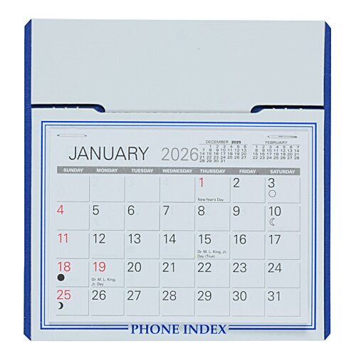 Additional Image 2 - a calendar with a white cover