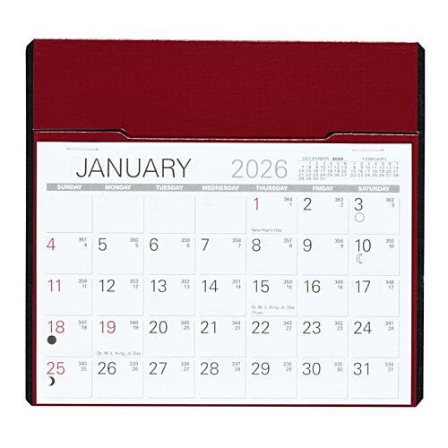 Additional Image 1 - a calendar with a black border