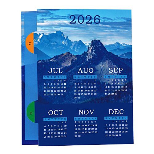 Additional Image 2 - a blue cover with a picture of a mountain