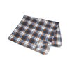 View Image 2 of 3 of Galloway Travel Blanket - Blue/Rust Plaid