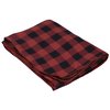 View Image 3 of 3 of Galloway Travel Blanket - Red/Black Plaid