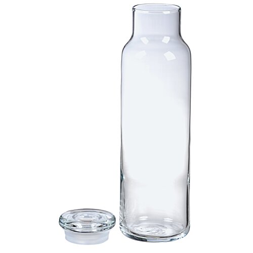 Additional Image 1 - a clear plastic bottle with a lid