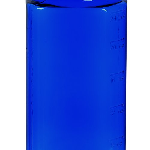 Additional Image 3 - a blue plastic bottle with a black lid
