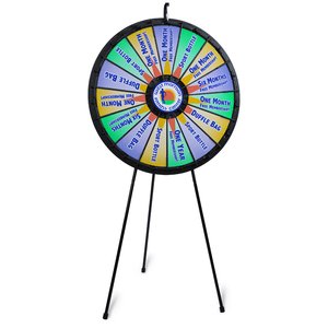 Additional Image 1 - a colorful wheel on a stand