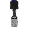 View Image 2 of 2 of Tie-Dye Multicolor Lanyard - 1/2" - Large Metal Bulldog Clip