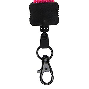 Additional Image 1 - a black keychain with a red brush