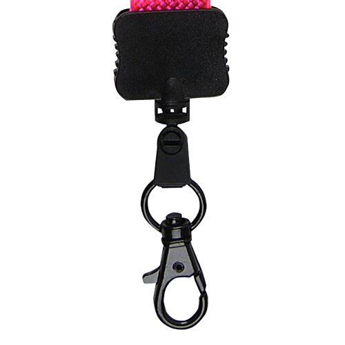 Additional Image 1 - a black keychain with a red brush