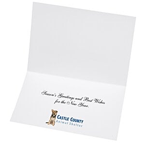 Additional Image 1 - a white card with a logo on it