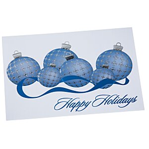 Additional Image 2 - a card with blue ornaments