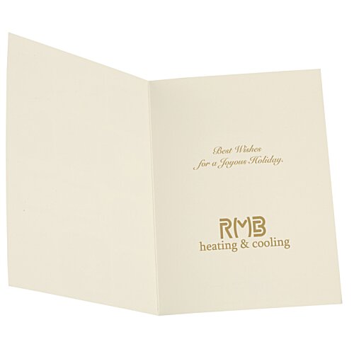 Additional Image 2 - a white card with gold text