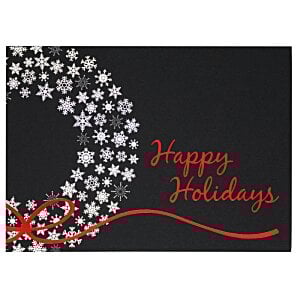 Additional Image 6 - a black and white card with red text