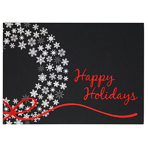 Additional Image 6 - a black and white card with red text