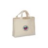 View Image 2 of 2 of USA Made Bayside Medium Gusset Tote - Natural - Embroidered