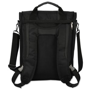 Additional Image 1 - a black backpack with straps