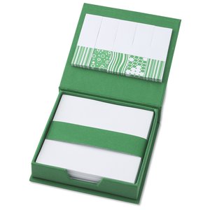 Additional Image 1 - a green and white card holder