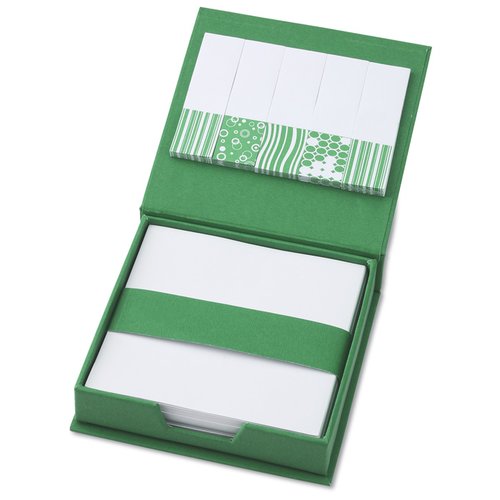 Additional Image 1 - a green and white card holder